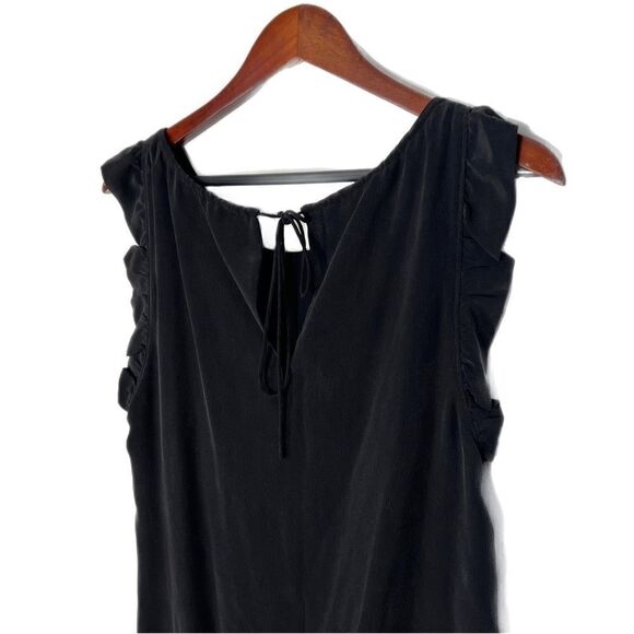 Comptoir Des Contonniers Silk Ruffle Sleeveless Dress - Picture 4 of 8